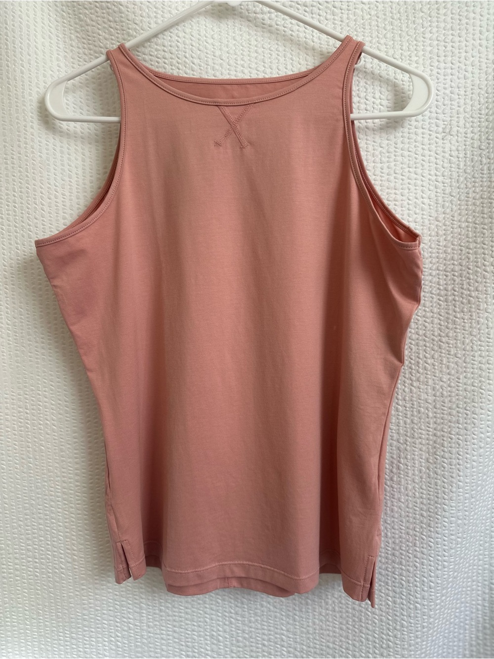 Ever Forward Pink Open Back Racerback Tank Top Soft Stretch Medium NWT